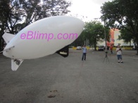 10 ft 3 metros dirigible de control remoto en dominican republic caribbean caribe 